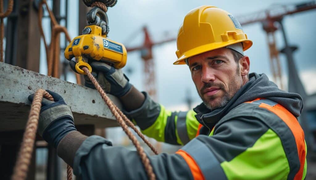 Comment utiliser un palonnier sur un chantier pour la manutention de matériaux lourds