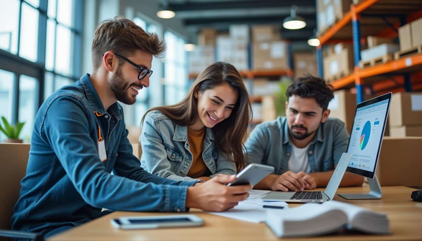 Illustration: Les objectifs clés du BUT en logistique avec une orientation internationale