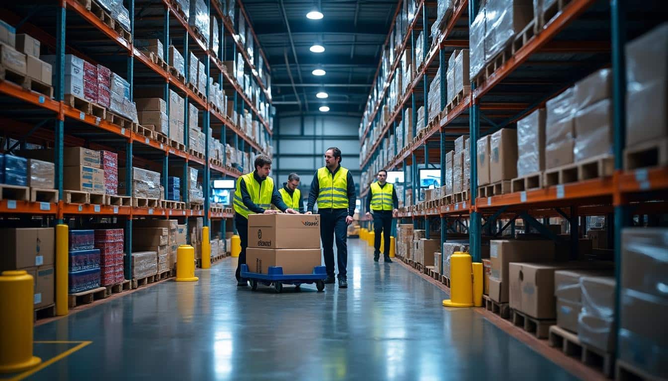 Illustration: Comment fonctionne la logistique au sein de la plateforme Lidl à Beaucaire ?