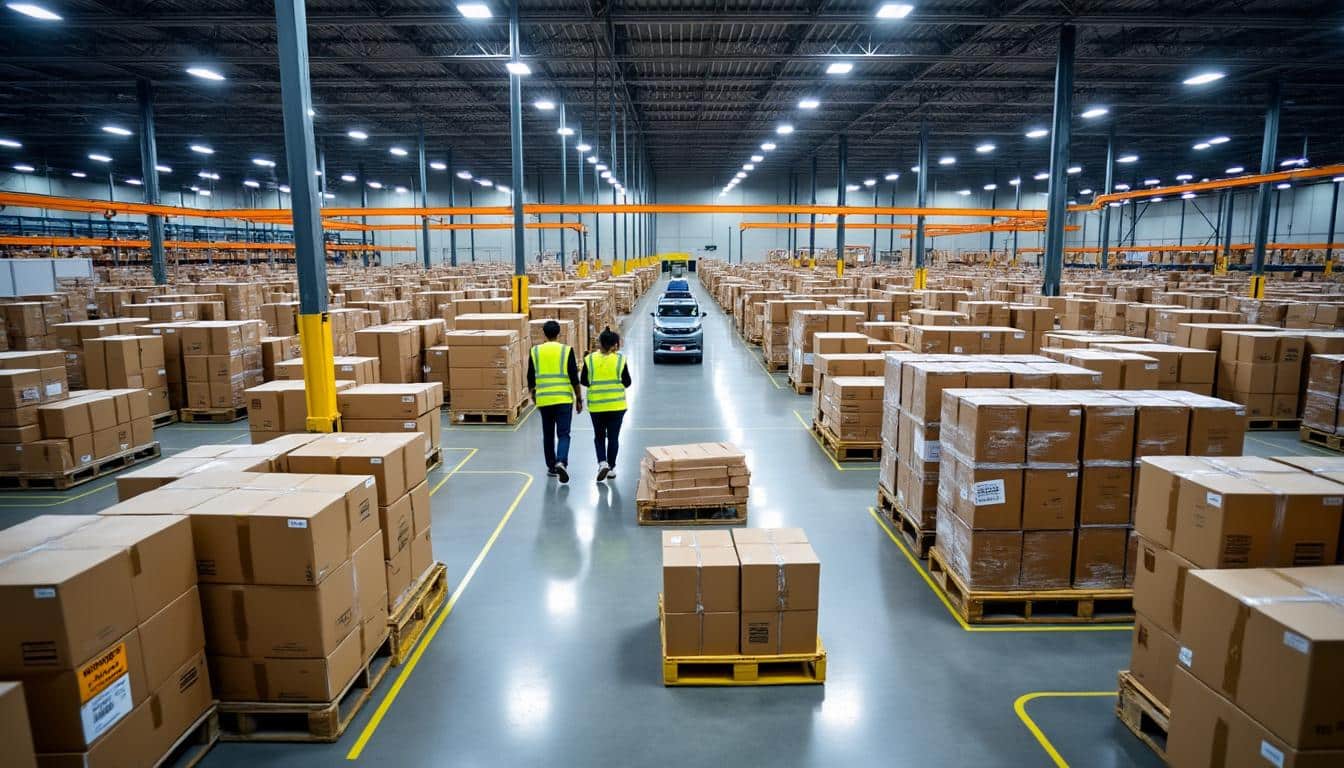 Site logistique de Réau Mondial Relay : cœur de la livraison rapide