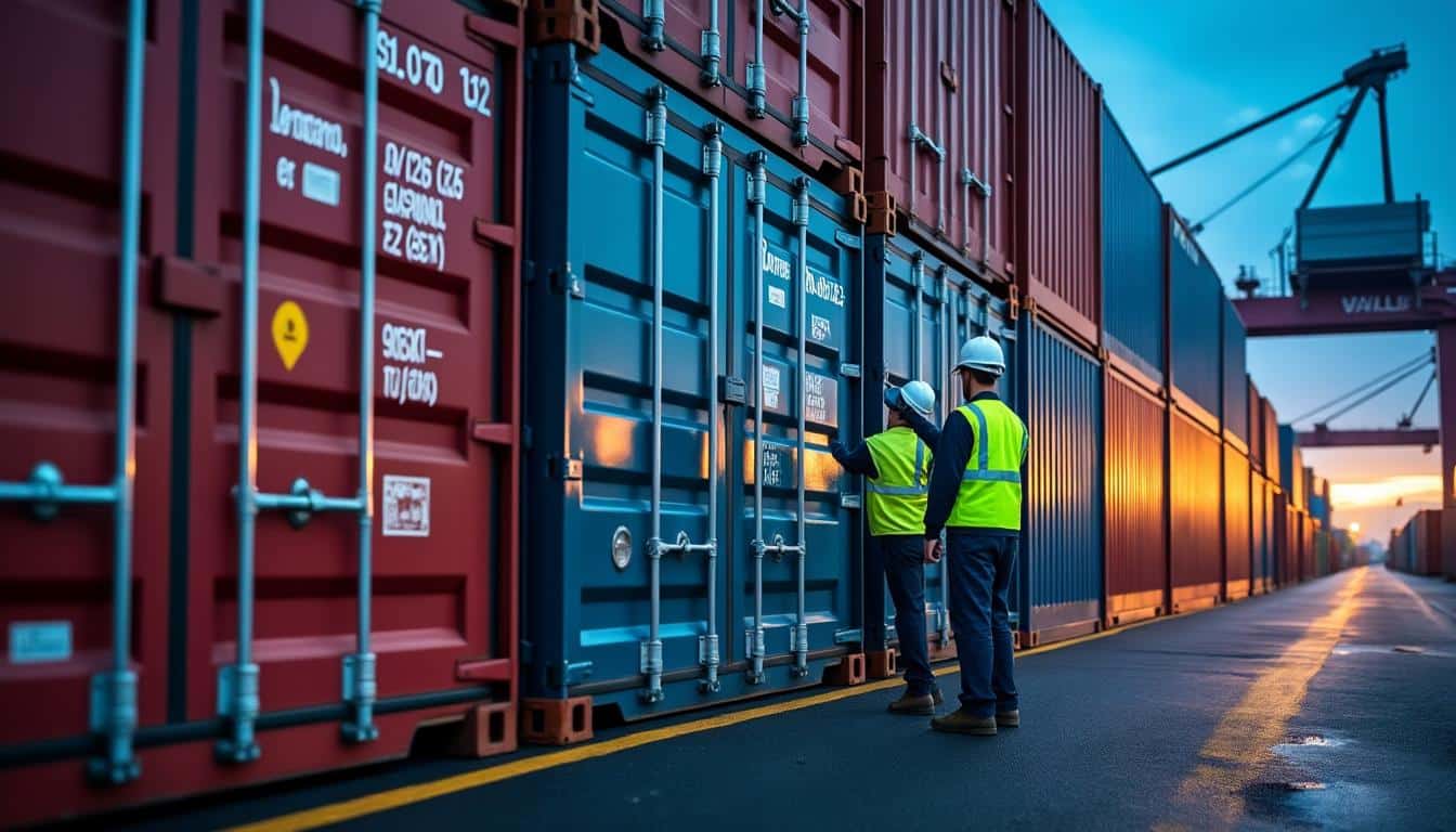 Illustration: Comprendre les dimensions et normes des containers maritimes