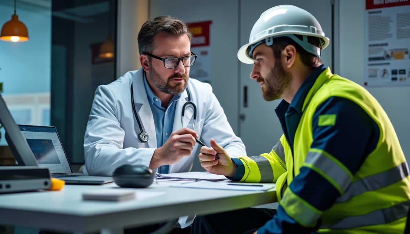 Illustration: Pourquoi le suivi médical est-il crucial dans le secteur du BTP ?