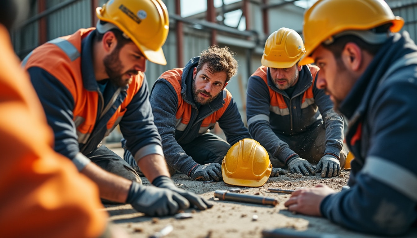 Accident sur le chantier : comprendre, prévenir et réagir efficacement