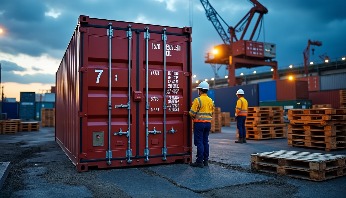 Illustration: Découvrir le container maritime de 20 pieds : usages et caractéristiques clés